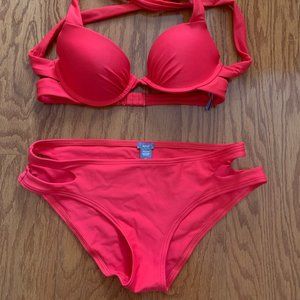 Aerie Red Swim Set